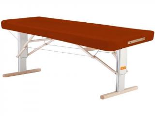 Prenosný elektrický masážny stôl Clap Tzu Linea Ayurveda  192*80 cm | 30 kg | 13 farieb Farba: PU - mandarinková (mandarine), Doplnky: akumulátorové…