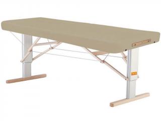 Prenosný elektrický masážny stôl Clap Tzu Linea Ayurveda  192*80 cm | 30 kg | 13 farieb Farba: PU - perlová (pearl), Doplnky: akumulátorové napájanie