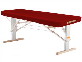 Prenosný elektrický masážny stôl Clap Tzu Linea Ayurveda  192*80 cm | 30 kg | 13 farieb Farba: PU - vínová (wine red), Doplnky: sieťové napájanie