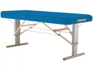 Prenosný elektrický masážny stôl Clap Tzu Linea Physio  od 192*65 cm | 29 kg | 13 farieb Farba: PU - azúrová (azure), Doplnky: akumulátorové…