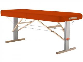 Prenosný elektrický masážny stôl Clap Tzu Linea Physio  od 192*65 cm | 29 kg | 13 farieb Farba: PU - mandarinková (mandarine), Doplnky: akumulátorové…