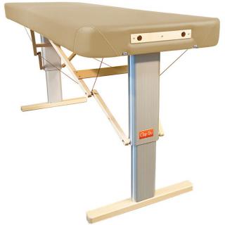 Prenosný elektrický masážny stôl Clap Tzu Linea Wellness  od 192*75 cm | 29 kg | 13 farieb Farba: PU - béžová (dune), Doplnky: akumulátorové…