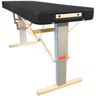 Prenosný elektrický masážny stôl Clap Tzu Linea Wellness  od 192*75 cm | 29 kg | 13 farieb Farba: PU - čierna (black), Doplnky: akumulátorové…