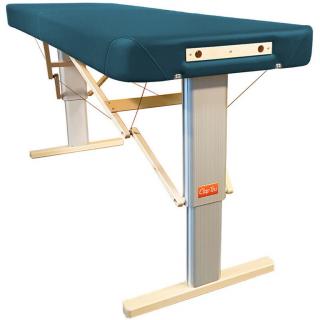 Prenosný elektrický masážny stôl Clap Tzu Linea Wellness  od 192*75 cm | 29 kg | 13 farieb Farba: PU - modrá (saphir), Doplnky: akumulátorové…