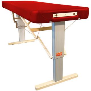 Prenosný elektrický masážny stôl Clap Tzu Linea Wellness  od 192*75 cm | 29 kg | 13 farieb Farba: PU - vínová (wine red), Doplnky: akumulátorové…