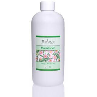 Saloos telový bio rastlinný masážny olej MARATÓNEC  250 ml / 500 ml Objem: 500 ml