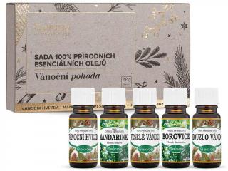 Saloos Vianočná pohoda - sada 100% prírodných éterických olejov