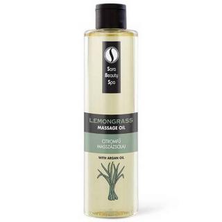 Sara Beauty Spa prírodný rastlinný masážny olej - Citrónová tráva  250 ml | 1000 ml | 5000 ml Objem: 250 ml