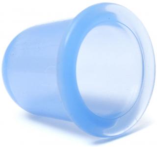 Silikónové masážne banky Fabulo Bell  rozmery XS / S / M / L Farba: modrá, Veľkosť: L