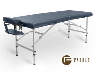 Skladací masážny stôl Fabulo FERRO Set  184*71 cm / 14,5 kg / 4 farby Farba: modrá