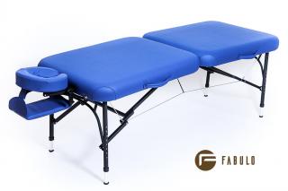 Skladací masážny stôl Fabulo TITAN Set  186*71 cm / 11 kg / 4 farby Farba: modrá