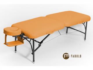 Skladací masážny stôl Fabulo TITAN Set  186*71 cm / 11 kg / 4 farby Farba: žltá