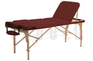 Skladací masážny stôl Fabulo UNO Plus Set  186*71 cm / 15,2 kg / 4 farby Farba: bordová