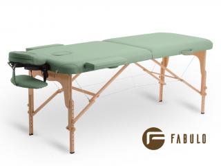 Skladací masážny stôl Fabulo UNO Set  186*71 cm / 13,2 kg / 9 farieb Farba: bledozelená