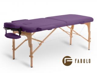 Skladací masážny stôl Fabulo UNO Set  186*71 cm / 13,2 kg / 9 farieb Farba: fialová