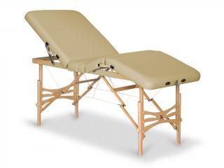 Skladací masážny stôl HABYS® Xena  180*70 cm | 20,2 kg | 6 farieb Farba: béžová (#33) - Vinyl Flex, Veľkosť a farba rámu: 180 x 70 cm - buk svetlý
