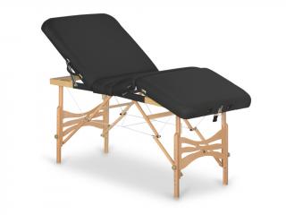 Skladací masážny stôl HABYS® Xena  180*70 cm | 20,2 kg | 6 farieb Farba: čierna (#15) - Vinyl Flex, Veľkosť a farba rámu: 180 x 70 cm - buk svetlý