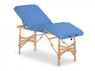 Skladací masážny stôl HABYS® Xena  180*70 cm | 20,2 kg | 6 farieb Farba: modrá (#23) - Vinyl Flex, Veľkosť a farba rámu: 180 x 70 cm - buk svetlý