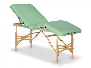 Skladací masážny stôl HABYS® Xena  180*70 cm | 20,2 kg | 6 farieb Farba: pistáciová (#22) - Vinyl Flex, Veľkosť a farba rámu: 180 x 70 cm - buk svetlý