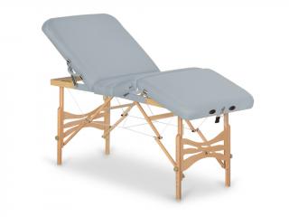 Skladací masážny stôl HABYS® Xena  180*70 cm | 20,2 kg | 6 farieb Farba: svetlo sivá (#29) - Vinyl Flex, Veľkosť a farba rámu: 180 x 70 cm - buk…