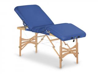 Skladací masážny stôl HABYS® Xena  180*70 cm | 20,2 kg | 6 farieb Farba: tmavo modrá (#12) - Vinyl Flex, Veľkosť a farba rámu: 180 x 70 cm - buk…