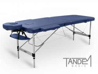 Skladací masážny stôl TANDEM Basic ALU-2  195*70 cm / 13,5 kg / 5 farieb Farba: modrá