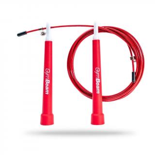 Švihadlo GymBeam CrossFit  3 farby Farba: červená