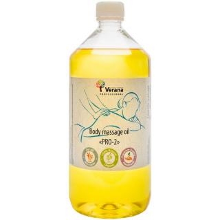 Telový masážny olej Verana PRO-2 Objem: 1000 ml