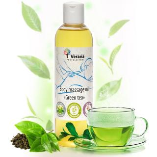 Telový masážny olej Verana Zelený čaj Objem: 250 ml