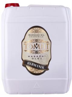 TOMFIT masážny olej - harmančekový  1000 ml / 5000 ml Objem: 5000 ml
