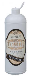 TOMFIT masážny olej - levanduľový  1000 ml / 5000 ml Objem: 1000 ml