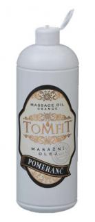 TOMFIT masážny olej - pomarančový  1000 ml