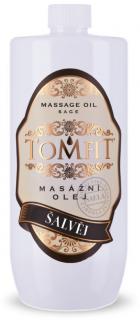 TOMFIT masážny olej - Šalvia  1000 ml
