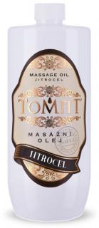 TOMFIT masážny olej - Skorocel  1000 ml