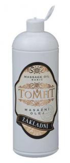 TOMFIT masážny olej - základný  1000 ml / 5000 ml Objem: 1000 ml