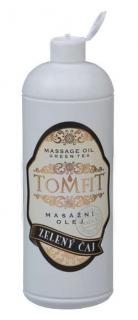 TOMFIT masážny olej - Zelený čaj  1000 ml