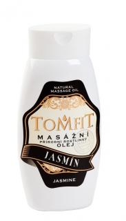 TOMFIT prírodný rastlinný masážny olej - jazmínový  250 ml