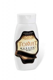 TOMFIT prírodný rastlinný masážny olej - mandľový  250 ml / 500 ml / 1000 ml Objem: 250 ml