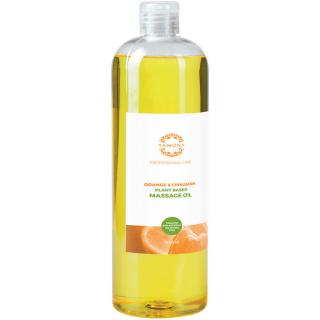 Yamuna rastlinný masážny olej - Pomaranč-Škorica  250 ml | 1000 ml Objem: 1000 ml