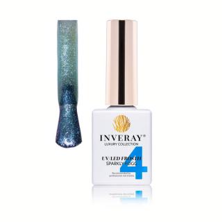 Inveray UV/LED Gél Lak FROSTH No. 004 SPARKLY FOGG