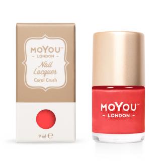 Pečiatkovací lak na nechty - Coral Crush 9 ml