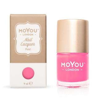 Pečiatkovací lak na nechty - PINK! 9 ml