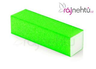 Pilník blok farebný - neón zelený