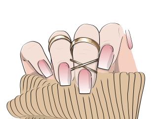 Quick Nails gélové nálepky - Boomer Blush