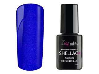 UV gél lak Shellac Me 12ml - Glimmer Midnight Blue