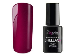 UV gel lak Shellac Me 12ml - Pearly Dark Red