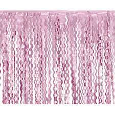 Dekorácia Záves Swirls Metallic Pink 1ks v balení