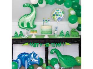 Fóliový balón Dinosaurus Happy Birthday 45cm