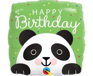 Fóliový balón Happy Birthday Panda 46cm