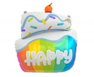 Fóliový balón Happy Cake 60cm